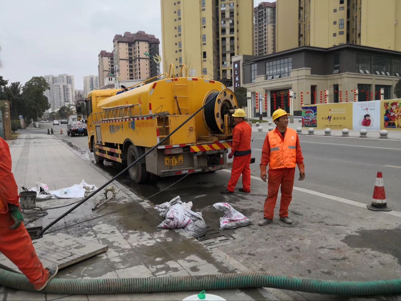 江南排污管道清淤-管道清洗