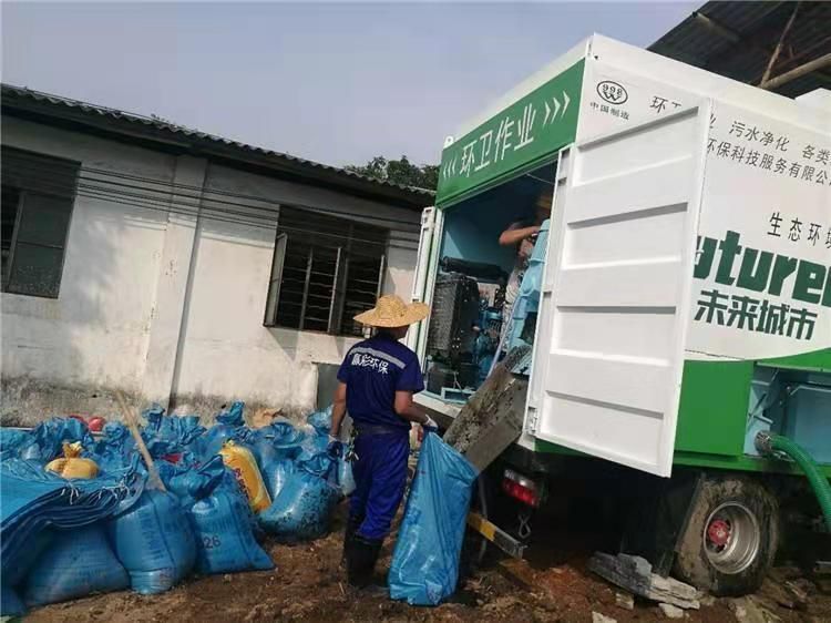 江南工业污泥压干处理